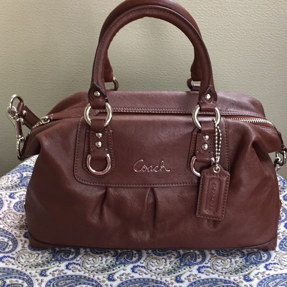 Coach Leather Satchel W/ Shoulder Strap NWOT